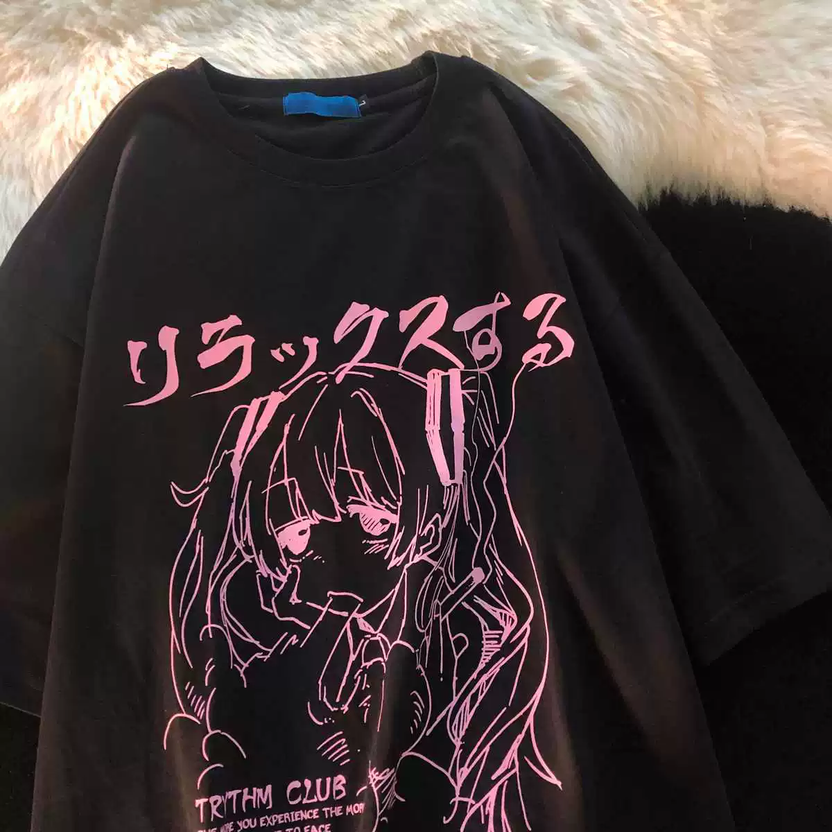 [Oversized T Shirts Anime Y2k Women's T Shirt Print Clothing]