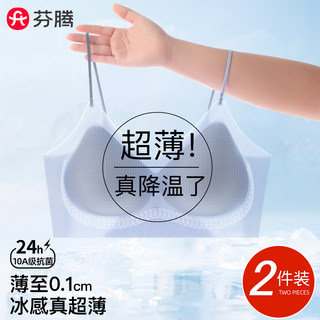 Fenton Ultra-Thin Underwear for Women with Small Busts, Push-Up and Beautiful Back Bra, 2025 New Popular Style, Seamless, Breathable, Cool Summer Vest