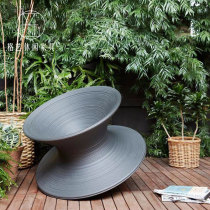 FRP leisure seat tumbler mall beauty Chen personality drawing gyro chair children spiral chair Net red seat