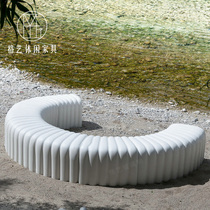 GRP bench creative Alien splicing combined rest benches Bench Mall Park Public Area Beauty Chen Thread Chair