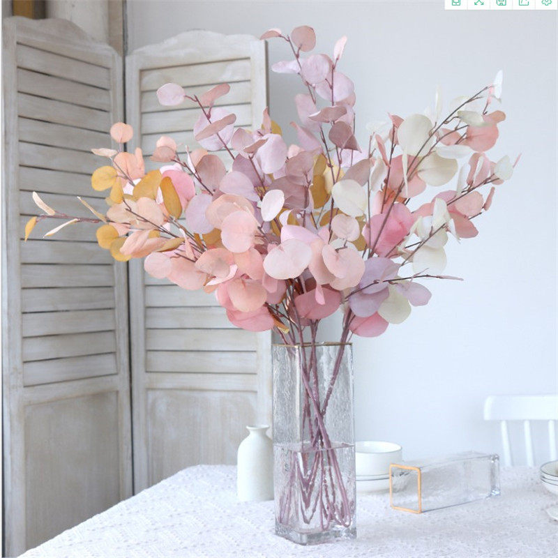 Simulation Eucalyptus leaf ins wind hotel wedding decoration simulation plant leaves home decoration flower
