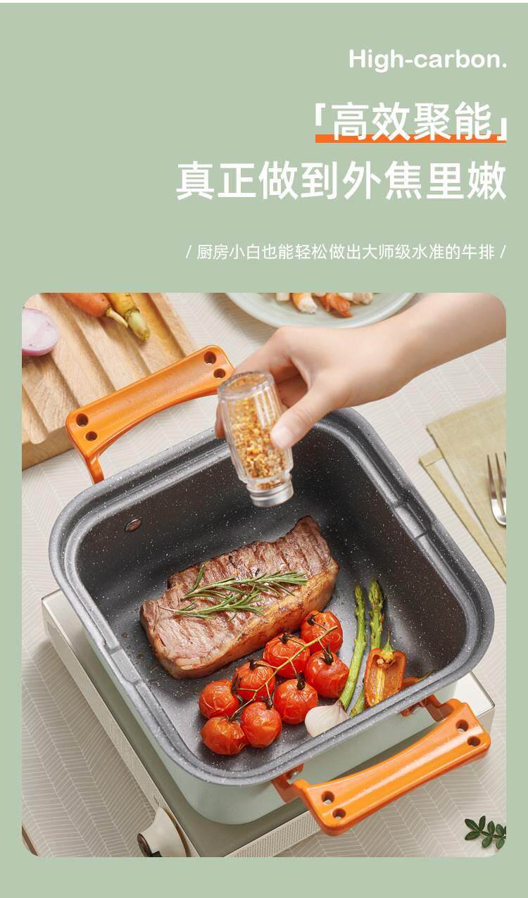 Фритюрница 多功能油炸锅带不锈钢滤网炸鸡炸薯条厨房烹饪大容量家用小型炸锅 German/only banquet