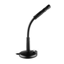 Universal USB long black microphone for desktop computers and notebooks voice recording for chicken games driver-free plug-and-play