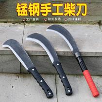 Outdoor hatchet agricultural sickle logging machete road cutting logging mountaineering outdoor special manganese steel hatchet manufacturer