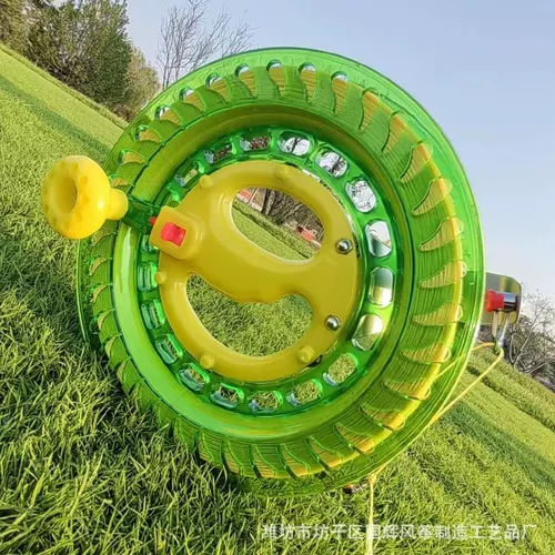 Синий воздушный змей, велосипедная кассета, 200м