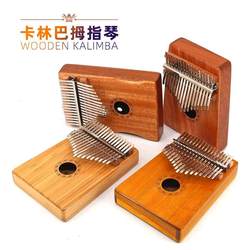 단판 엄지 피아노, 칼림바, 17음 KALIMBA, 두 손가락 피아노 악기, 공장 직매 주괴