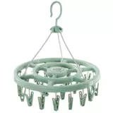 Ветрозащитная пластиковая сушилка, детская вешалка, детские универсальные носки для домашнего использования, 32