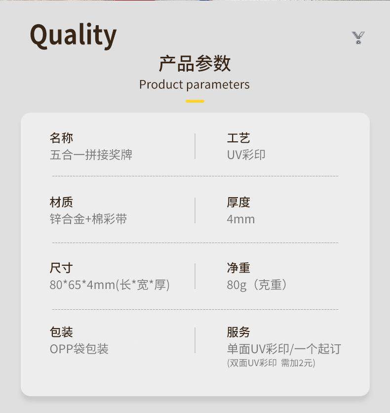 спортинвентарь 荣誉者组合拼接奖牌定制团队赛事纪念定做挂牌优秀员工纪念品制作 German/only banquet