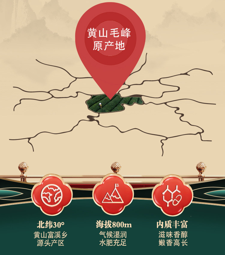 江小茗 特级 安徽黄山毛峰 250g 图5