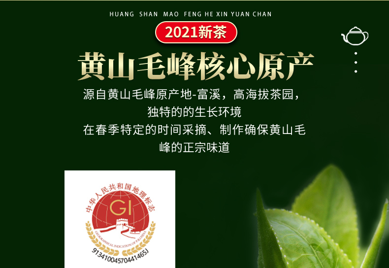江小茗 特级 安徽黄山毛峰 50g 图4