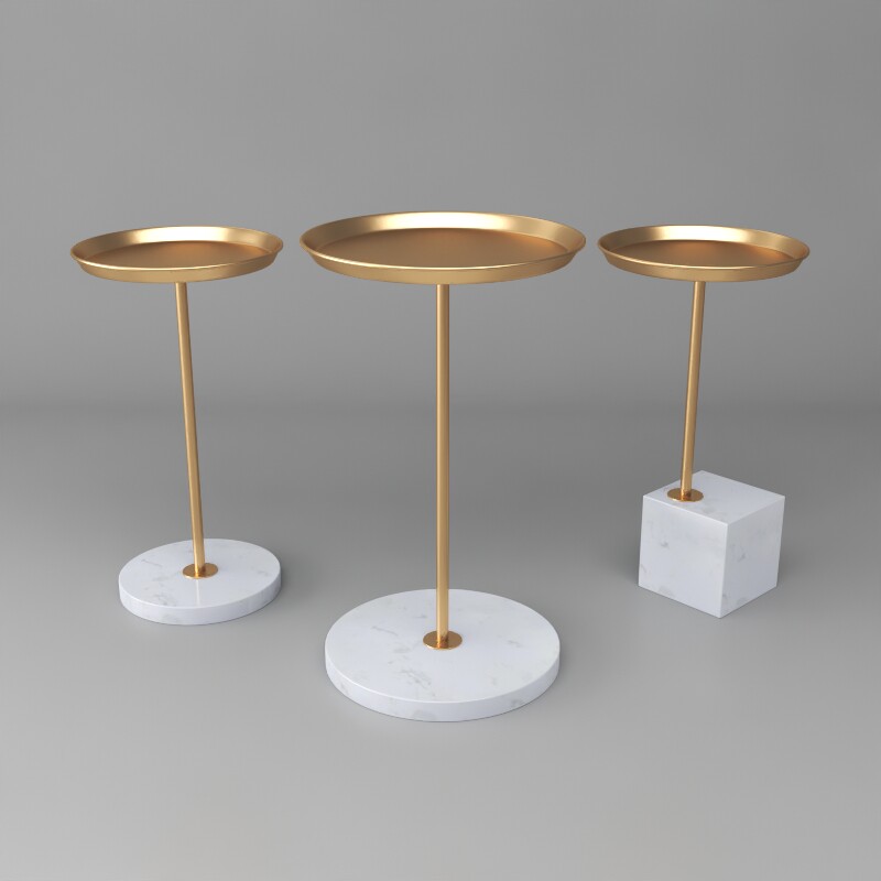 Danish designer side a few makaron color ins tea table sofa side table simple small round table small tea table corner