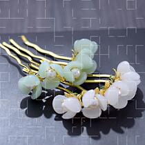 Incognito inverted comb 2020 Ancient style Hanfu headdress Ancient hair comb hairpin insert comb hair comb plate hair Classical Ming system