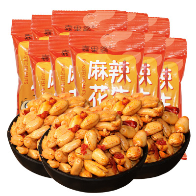 70g*10包嘉果荟麻辣香辣花生