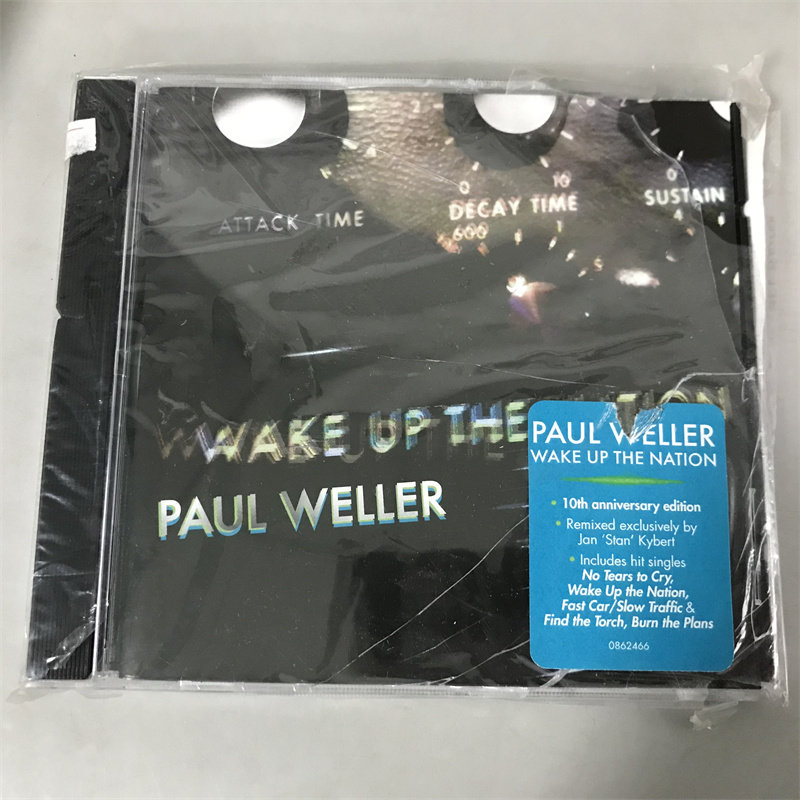 Коробка с нераспечатанным компакт-диском Paul Weller-Wake Up The Nation в чернильной версии повреждена