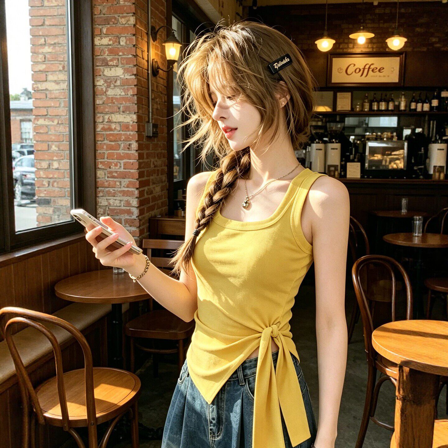 辣妹风性感绑带背心吊带女2026夏季高级感时尚气质修身显瘦小上衣