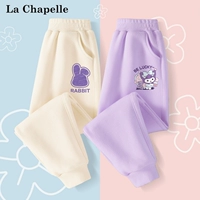 [2 куска весны и осени] абрикос/фиолетовый кролик с пурпурным/счастливым кроликом K