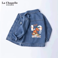 [Джинсовая куртка] Джинсовый синий/л апельсиновый дракон