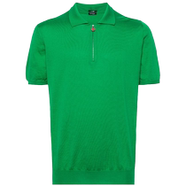 Kiton mens zipper cotton polo shirt FARFETCH