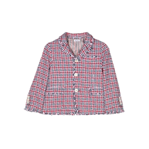 Blazer enfant Thom Browne à simple boutonnage en tweed FARFETCH