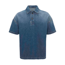 JW Anderson Mens boat Hanch Hanchor Denim Polo Rрубашки FARFETCH