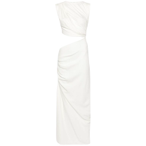 Christopher Esber Womens Hollow Draped Maxi Dress FARFETCH