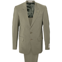 Corneliani mens single-breasted virgin wool blend suit FARFETCH