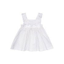 Patachou childrens clothing polka dot embroidery umbrella dress FARFETCH