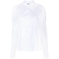 KRISTENSEN DU NORD Womens Long Sleeve Elastic Cotton Shirt FARFETCH
