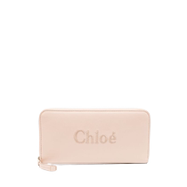 Chloe Womens Sense logo embroidered wallet FARFETCH
