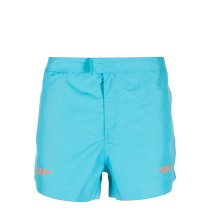Final Sale]Off-White mens logo printed swimming trunks FARFETCH