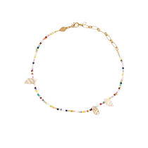 Anni Lu womens shell charm anklet FARFETCH