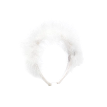 Monnalisa Childrens Feather Trim Headband FARFETCH