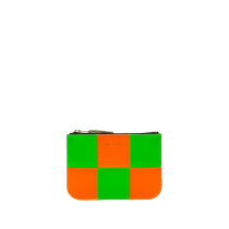 Play Comme des Garcons Rei Kawakubo Unisex Fluo Square Zipper Pouch