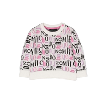 Final Sale] John Richmond childrens clothing text printed knitted sweatshirt FARFETCH