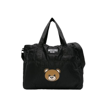 Moschino childrens Teddy Bear printed diaper changing pad and baby bag set Fafaqi