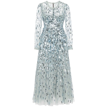Needle Thread Womens Sequin Embellished Long Sleeve Dress FARFETCH