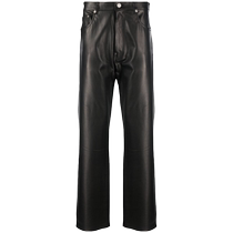 VTMNTS mens straight leather trousers FARFETCH