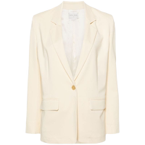 Forte Forte Womens Trapezoid Lapel Single Breasted Blazer FARFETCH