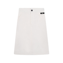 DKNY childrens clothing logo patch high waist mid-length skirt FARFETCH