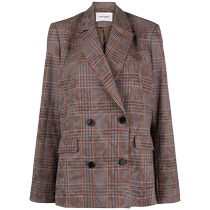 Henrik Vibskov Womens Motif Plaid Blazer FARFETCH
