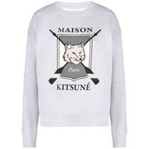 Maison Kitsune lady fox pattern mixed cotton weaver FARTCH hair chic