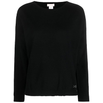 Liu Jo womens gemstone logo boat neck sweater FARFETCH