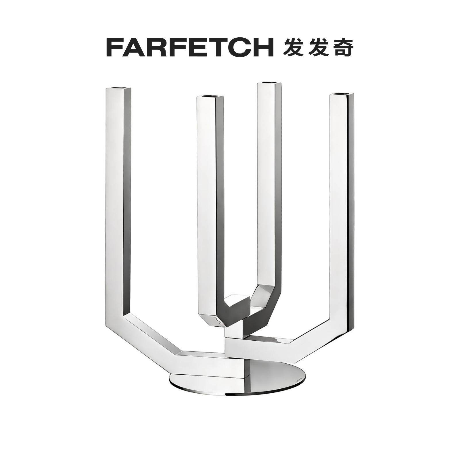 Christofle Arborcence stainless steel four candlesticks FARFETCH Fat Chic-Taobao