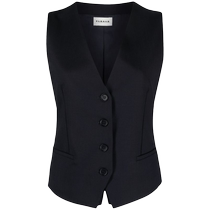 P A R O S H Womens Dart Detail Virgin Wool Western Vest FARFETCH