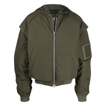 Juun J mens logo patch bomber jacket FARFETCH