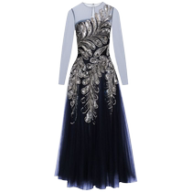 Oscar De La Renta Womens Fern Crystal Tulle Dress FARFETCH