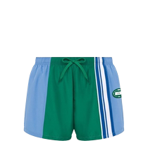 Moschino Mens Logo Striped Swim Shorts FARFETCH