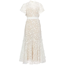 Ms. Erdem Ms. Celestina hollowed-out Euroroot yarn with dress FARFETCH