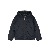 SAVE THE DUCK childrens logo patch hooded jacket FARFETCH