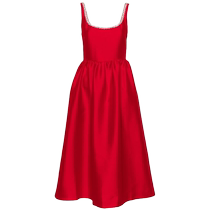 Self-Portrait Womens Crystal Embellished Taffeta Midi Dress FARFETCH